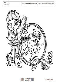 littlest-pet-shop boyama sayfaları